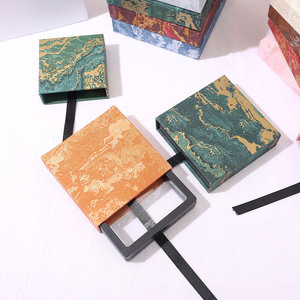 Tinh tế hộp đồ trang sức với cửa sổ rõ ràng hiển thị biểu tượng tùy chỉnh thời trang vòng đeo tay, vòng cổ, nhẫn, và 3D PE phim bao bì Túi Quà Tặng - Product Image 1