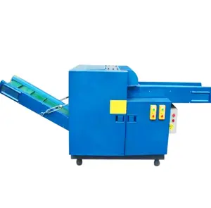 cloth cotton fibre textile waste cutting shredding machine