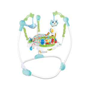 Brinquedos Multifuncionais para Bebês Pula-Pula Infantil Andador de Aprendizagem Balanço Saltitante Cadeira de Pular para Bebê com Música - Product Image 1