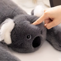 Série de sacs à dos en peluche d'animaux mignons Koala Panda Dinosaure Paresseux Jouets en peluche Poupées de lit pour anniversaire Soulagement du stress