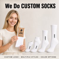Chaussettes de sport en coton unisexe avec logo personnalisé, imprimées numériquement, tricotées, longueur mi-mollet, respirantes, logo sur le dessous, OEM personnalisé pour hommes et femmes