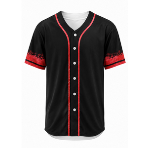 Maillot de baseball sur mesure en tissu respirant 100 % polyester, nouveau design, haute qualité, pour adultes, en vente en ligne - Product Image 2