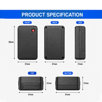 Localizador GPS Magnético 4G+2G de Alta Resistencia, 10000mAh, Larga Duración, Inalámbrico, Impermeable, WiFi, para Vehículos, con Alarma SOS y Geo-Fence para Autos y SUVs