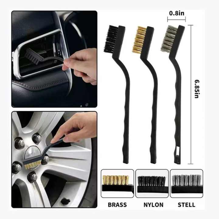 26 Pcs Car Detailing Brush Set Auto Drill Clean Brushes Buffing Sponge