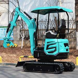 무료 배송 인프론트 쿠보타 엔진 인프론트 굴삭기 1.2톤 1.8톤 미니 기계 농업용 크롤러 소형 굴착기 - Product Image 4