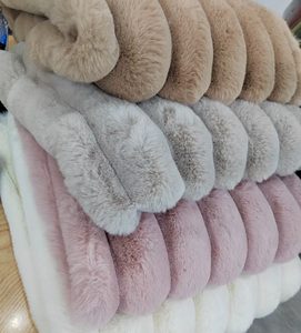 Faux <span class=keywords><strong>Chinchilla</strong></span> Piel artificial Corte ranura Faux Rabbit Fur Ropa Zapatos Material Equipaje Juguete <span class=keywords><strong>Tela</strong></span> <span class=keywords><strong>de</strong></span> felpa - Product Image 5