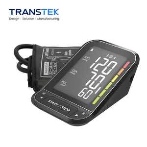 TRANSTEK schermo LCD Extra Large Monitor elettronico BP bracciale automatico Tensiometros dispositivi di misurazione della pressione sanguigna Bluetooth