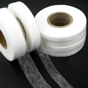 Горячая Распродажа, 1 см, 1,2 см, 1,5 см, 2 см, 3 см, клейкие ленты с термоклеевым покрытием, аксессуары для одежды, Черная/белая клейкая лента