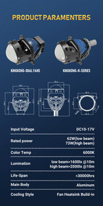 Nhà Máy Giá Led Đèn Pha chiếu Phụ tùng xe hơi và phụ kiện LED ống kính máy chiếu LED chiếu đèn pha với Dual-Fan nhiệt - Product Image 6