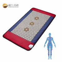 Lit de massage en pierre blanche coréenne Jiwan Lejia, tapis chauffant en tourmaline coréenne pour canapé