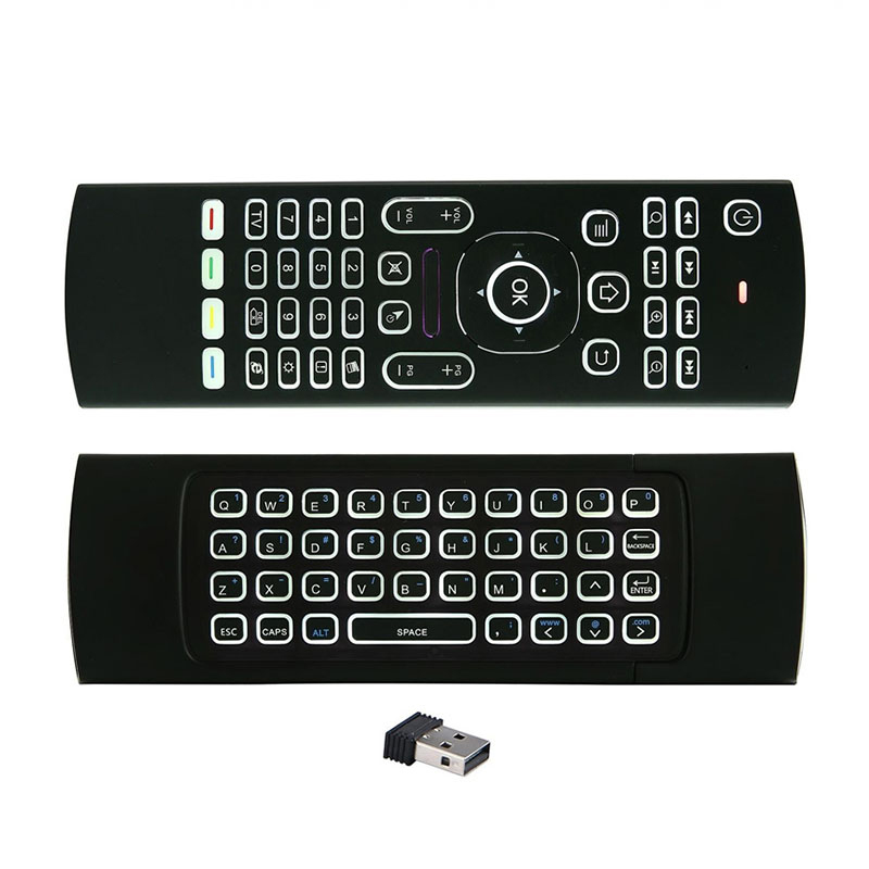 MX3 Android エアマウス/キーボード リモコンセット TV BOX バック