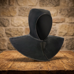 Masque de soudeur intégral en cuir robuste à assombrissement automatique, ignifuge, isolant thermique, respirant, avec protection du cou - Product Image 4