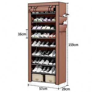 Mode magnétique côté ouvert empilable pliant clair affichage boîte de rangement de chaussures pour organisateur basket-ball Air Jord - Product Image 3