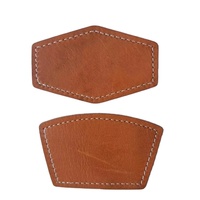 Étiquettes de vêtements en cuir découpées au laser, auto-adhésives, écologiques, de haute qualité, couleur personnalisée, logo personnalisé en relief, fabrication sur mesure
