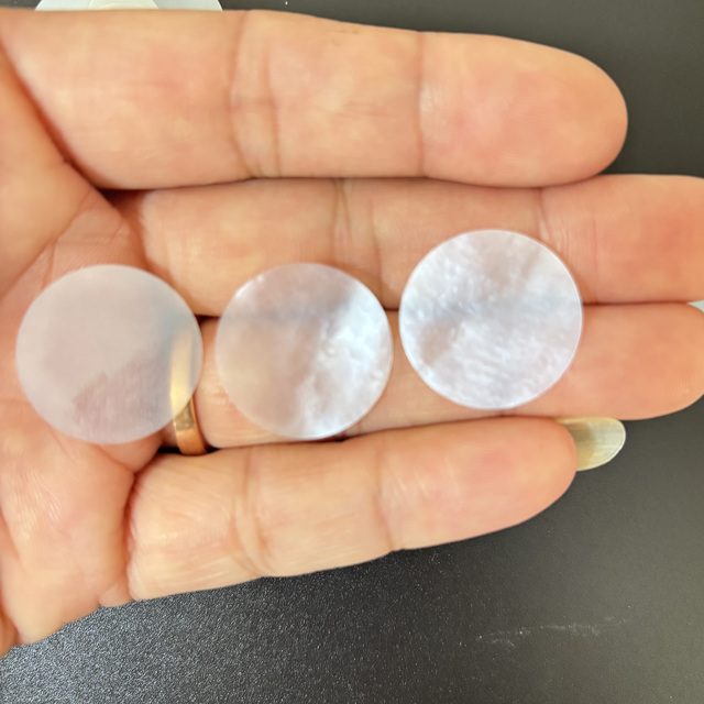 Grade B Customizable 29*0.15MM Natural Shell MOP/ White Mother of Pearl Accessory for Watch Dials Wristwatch Tools & Parts