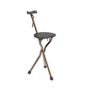 Canne pliante en alliage d'aluminium Zs Holding avec siège en forme de cœur pour aide à la marche des personnes âgées - Product Image 5