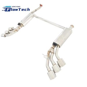 ระบบท่อไอเสียแบบ Cat-Back พร้อมวาล์ว FlowTech T304 สแตนเลสสตีล ขัดเงาแบบ Mirror สำหรับรถยนต์ Mercedes-Benz G350 W464 2.0T - Product Image 5