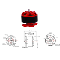 Moteur sans balais Mini moteur de drone Haute puissance 1104 5100KV Moteur de véhicule aérien