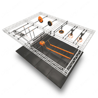 Structure d'entraînement Spartan Race en alliage d'aluminium pour parcours d'obstacles Ninja Warrior et aire de jeux extérieure