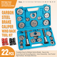 Kit d'outils de réinitialisation d'étrier de frein à disque, outil de compression de piston, kit de remplacement de plaquettes de frein, outil de réparation automobile