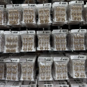 Xuping gioielli all'ingrosso orecchini alla rinfusa Dubai 18k 24k placcato oro ambiente rame gioielli moda orecchini a cerchio per le donne - Product Image 6