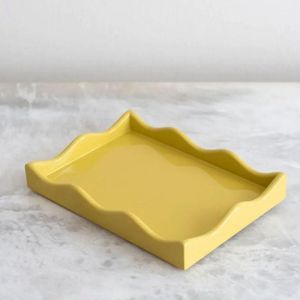 Plateau en laque écologique fait à la main, fabricant vietnamien, taille et couleur personnalisées, artisanat, plateau de service pour la décoration de la maison, nourriture - Product Image 4