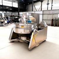 100L 200L RVS Fruitjammachine Stoom Gas Elektrische Verwarming Gejackete Ketel met Mixer Roerwerk
