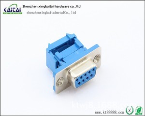 D-sub 9pin nữ máy tính kết nối cắm USB loại đồng liên hệ với vật liệu cho thuận tiện PCB Uốn Tóc bồng và xuyên - Product Image 4