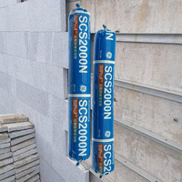 Scellant silicone neutre non corrosif à séchage rapide SCS2000N SilPruf OEM pour adhésif de renforcement de panneaux et emballage de construction