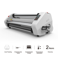 Plastifieuse de photos de bureau automatique pour formats de papier A1 A2 A4 A3 A5 A6 Caractéristiques du rouleau à chaud et à froid pour une utilisation au bureau