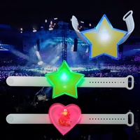 Firewolf Logo Personnalisé Motif Multi-Forme LED Glow Bracelet 15 Couleurs Lumineux Main Lumière Expédition Rapide Épreuvage En Plastique