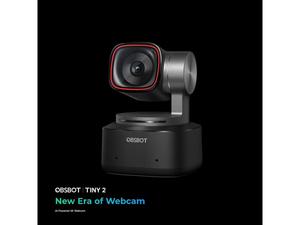 Webcam <span class=keywords><strong>OBSBOT</strong></span> Tiny 2 AI 4K, 60FPS, HDR, mise au point automatique, suivi IA, contrôle vocal/gestuel PTZ pour le streaming et les réunions - Product Image 2