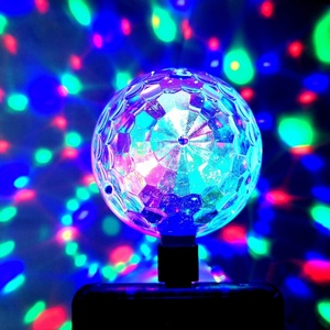 Lanterna della discoteca della casa di nuovo arrivo USB fornisce la luce della fase della piccola lampadina della sfera magica di plastica all'aperto della luce dell'atmosfera di RGB dell'automobile - Product Image 4