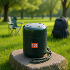 T&G Portable <b>Bluetooth</b> <b>Speaker</b> Green Compact Outdoor Use - Product Image 3