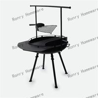 Camping grill fogão ao ar livre camping madeira queima fogueira móveis conjunto destacável metal fogueira