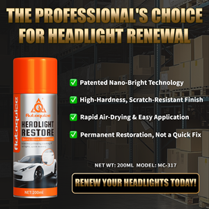 Kit <span class=keywords><strong>de</strong></span> Restauration <span class=keywords><strong>de</strong></span> Phares Professionnel Autoquize MC317-54 Longue Durée Tout-en-un, Revêtement Transparent pour Phares Brouillés et Jaunis - Product Image 5