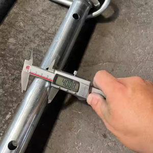 2-5m <span class=keywords><strong>Precio</strong></span> <span class=keywords><strong>de</strong></span> fábrica Accesorios <span class=keywords><strong>de</strong></span> acero galvanizado Andamio <span class=keywords><strong>de</strong></span> acero Apuntalamiento Telescópico Ajustable Jack Prop Acrow Steel Prop - Product Image 4