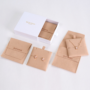 ถุงใส่เครื่องประดับแบบพับได้ขนาดเล็กเก๋ไก๋จาก Boyang Custom Jewelry Packaging Bags ทำจากไมโครไฟเบอร์ - Product Image 6