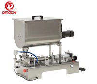 Machine de remplissage pneumatique semi-automatique de Type U pour huile nouvelle condition pour boissons pâtes de Sauce tomate Salsa au chocolat