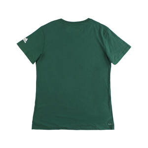 Adidas เสื้อกีฬาคอกลมผู้หญิงสีเขียวทำจากผ้าฝ้าย/เส้นใยไม้ไผ่220 GSM พิมพ์สกรีนผ้าไหม-100% ของแท้ - Product Image 3