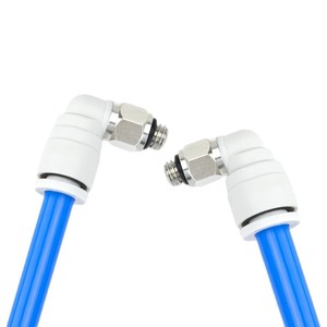 Conector Neumático Qingze para Manguera de Aire, Conexión Rápida en Ángulo Recto con Rosca Externa M3 M4 M5 M6 KJL04 06 01S - Product Image 2