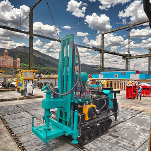 MAX50m80m100m150m Petite plate-forme de <span class=keywords><strong>forage</strong></span> de puits d'<span class=keywords><strong>eau</strong></span> hydraulique, perceuse de <span class=keywords><strong>forage</strong></span> mobile pour chantier de construction - Product Image 1