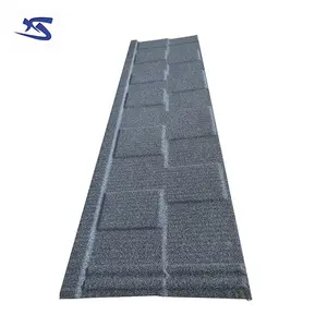 Stone chip roof tiles/stone coated metal roof tile for sale