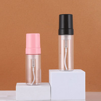 Botol pompa Losion Pet plastik 100ml, wadah pembersih wajah kosong pompa busa Pet botol kosmetik botol Pet untuk kosmetik