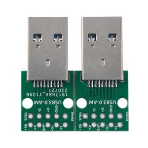 Placa De Ruptura Hembra USB Tipo A De 10 Piezas, Conector De Adaptador