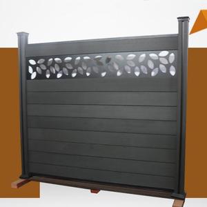 Panel pagar headset taman, pagar komposit taman luar ruangan privasi halaman rumah kualitas tinggi - Product Image 1