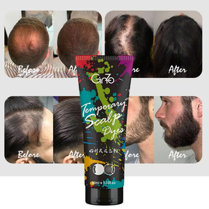 <span class=keywords><strong>Crema</strong></span> Correctora para el <span class=keywords><strong>Cabello</strong></span>, Resistente al Agua, Relleno Capilar, Tinte <span class=keywords><strong>de</strong></span> Henna para Barba, Cobertura del Cuero Cabelludo, Corrector Líquido para <span class=keywords><strong>Cabello</strong></span> Negro - Product Image 1