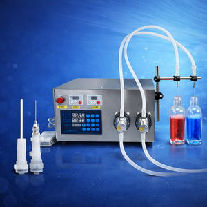 Machine de remplissage de liquides de bureau intelligente et de haute précision pour l'embouteillage de liquides, idéale pour l'emballage de coupes et de bouteilles d'essences alimentaires - Product Image 1