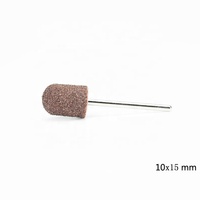 Capuchons de ponçage pour perceuse à ongles, 50 #80 #120 #180 # marron, 100 pièces/sac, 10x15mm, pour enlever les callosités, podimétrie