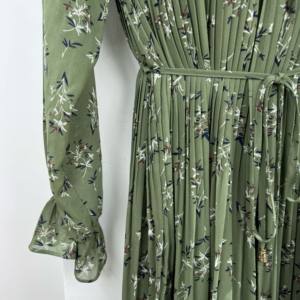 Abito da sera verde scuro per abiti da donna vestito floreale nuovo Design - Product Image 5